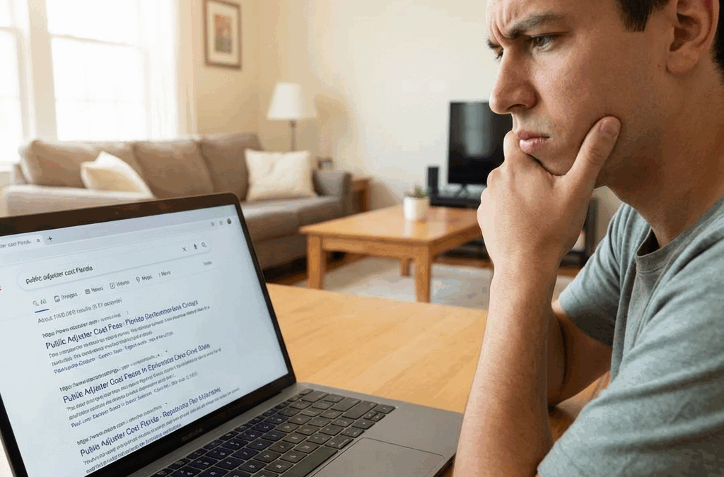 How Much Does a Public Adjuster Cost in Florida?